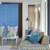 SHIBORI COBALT DECORATIVE PILLOW