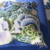 ROSE DE DAMAS COBALT DECORATIVE PILLOW