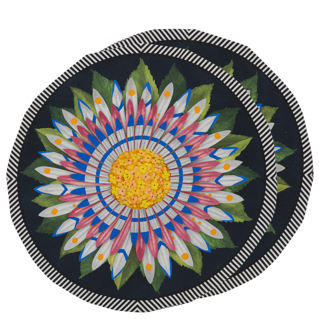FLEUR FARDEE-FLEUVE DECORATIVE PILLOW