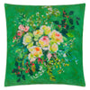 MARGARETTA LINEN EMERALD DECORATIVE PILLOW