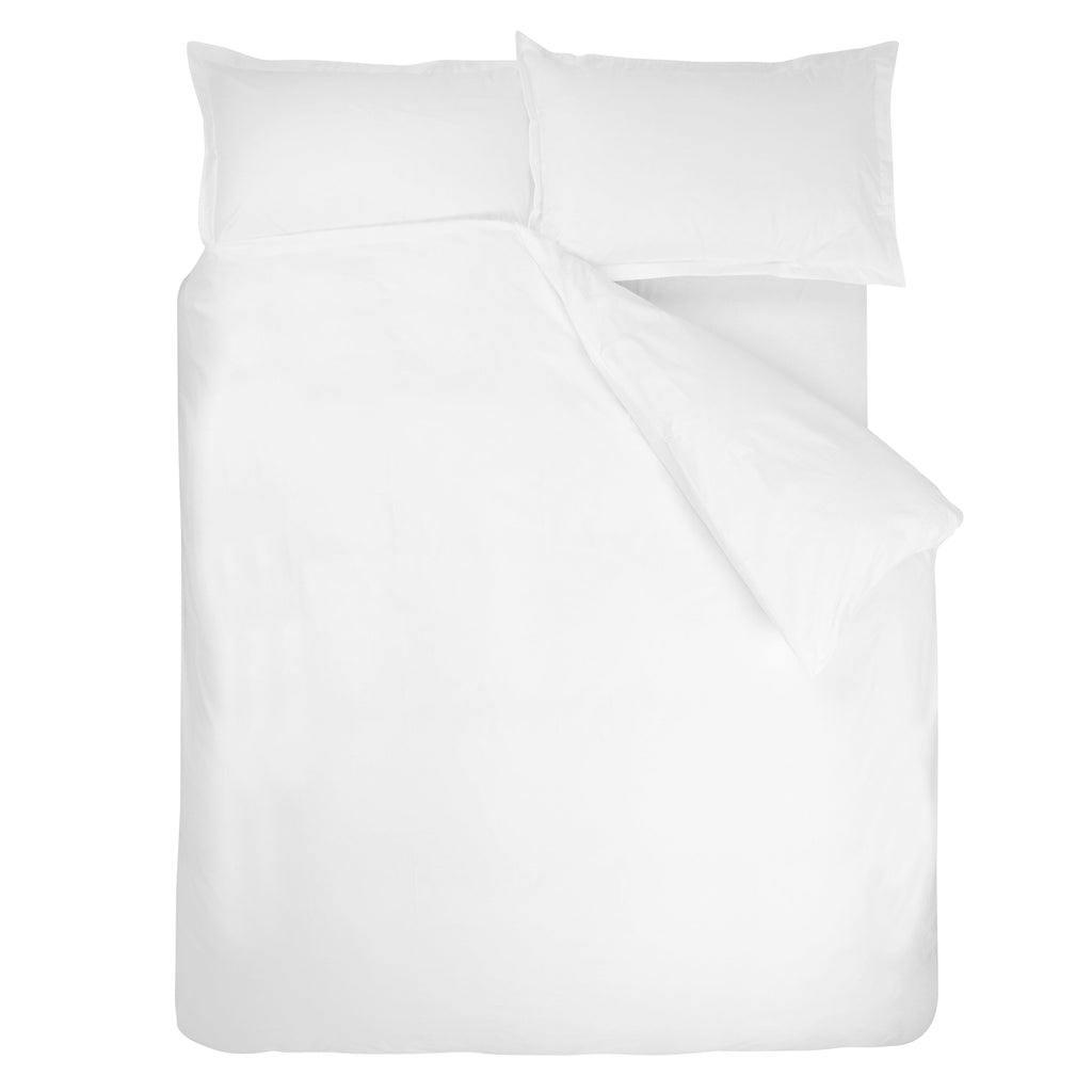 TRIBECA WHITE TWIN DUVET COVER