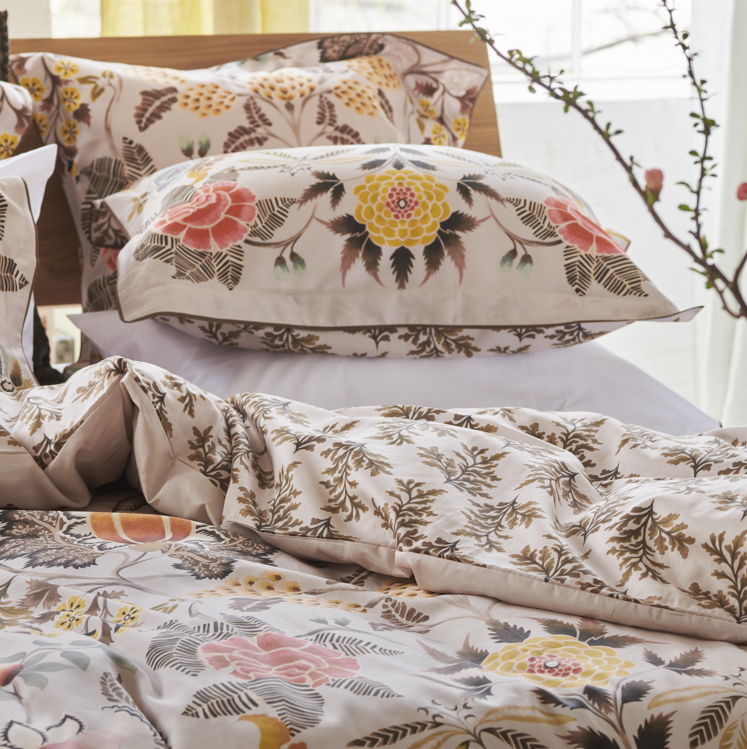BROCART DECORATIF SEPIA QUEEN SHAMS