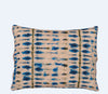 SHIBORI COBALT DECORATIVE PILLOW