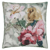 TAPESTRY FLOWER EAU DE NIL DECORATIVE PILLOW