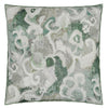 TAPESTRY FLOWER EAU DE NIL DECORATIVE PILLOW