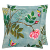 PAPILLON CHINOIS TEAL DECORATIVE PILLOW