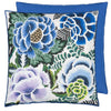 Rose de Damas Cobalt Decorative Pillow