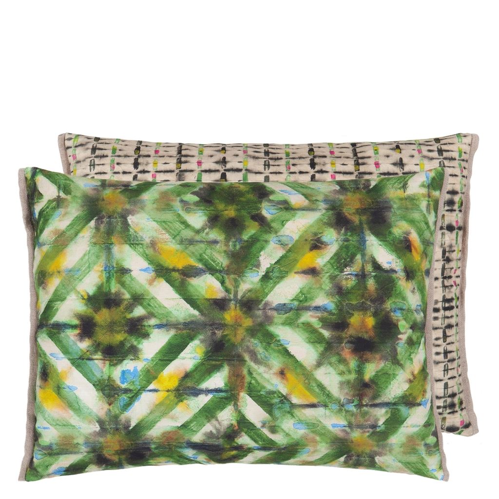 Parquet Batik Forest Decorative Pillow