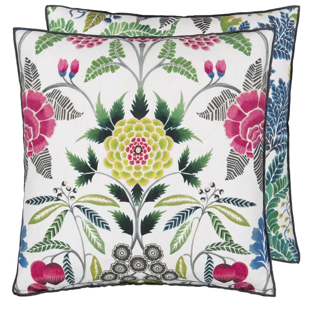 Brocart Decoratif Fuchsia Decorative Pillow