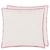 Brera Lino Alabaster & Fuchsia Decorative Pillow