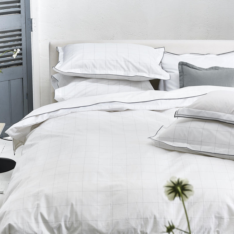 WESTBOURNE CHECK BED LINEN