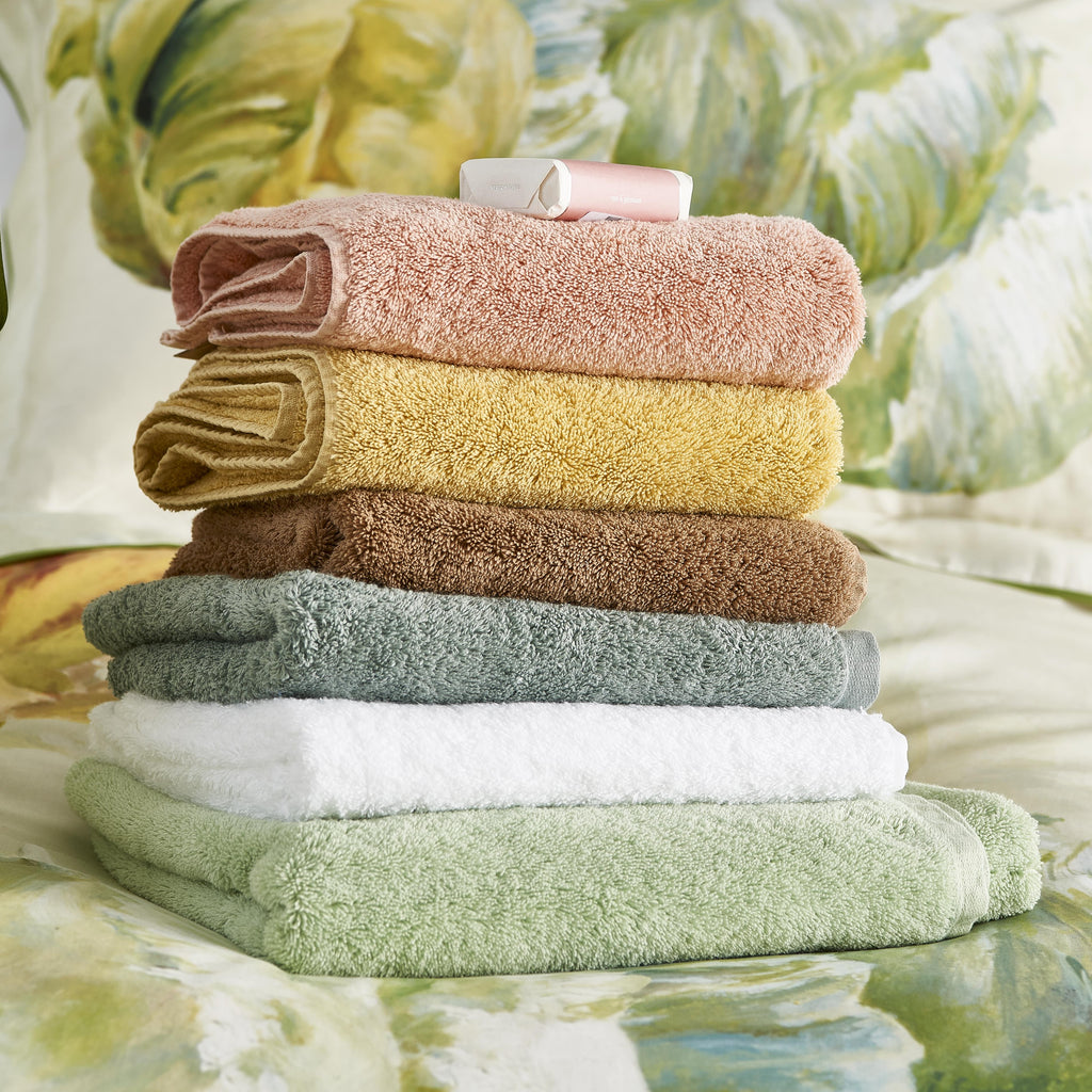 LOWESWATER ORGANIC ORCHID TOWELS