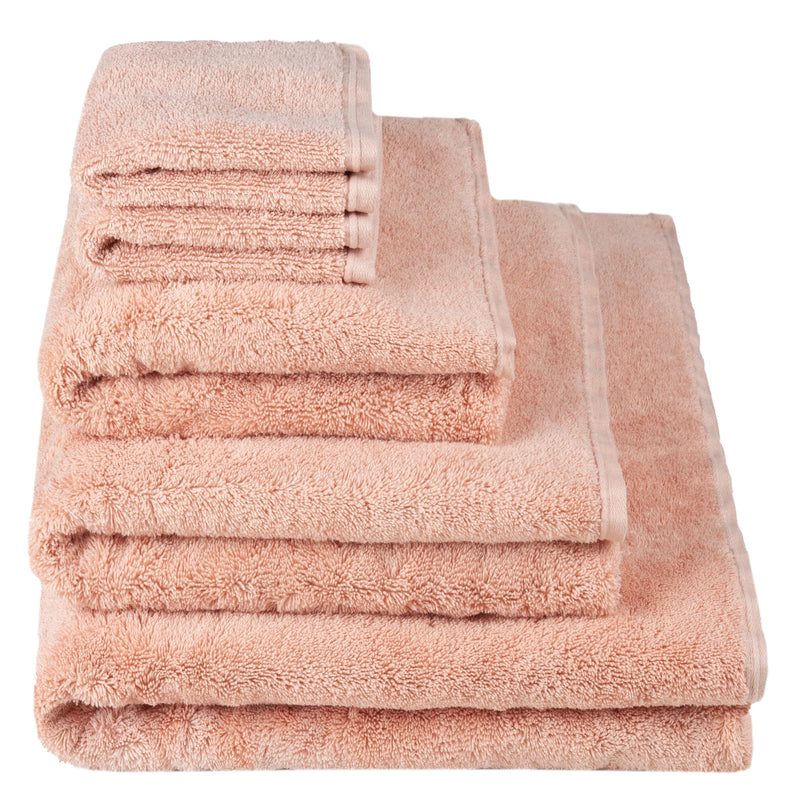 LOWESWATER ORGANIC ORCHID TOWELS & BATH MAT