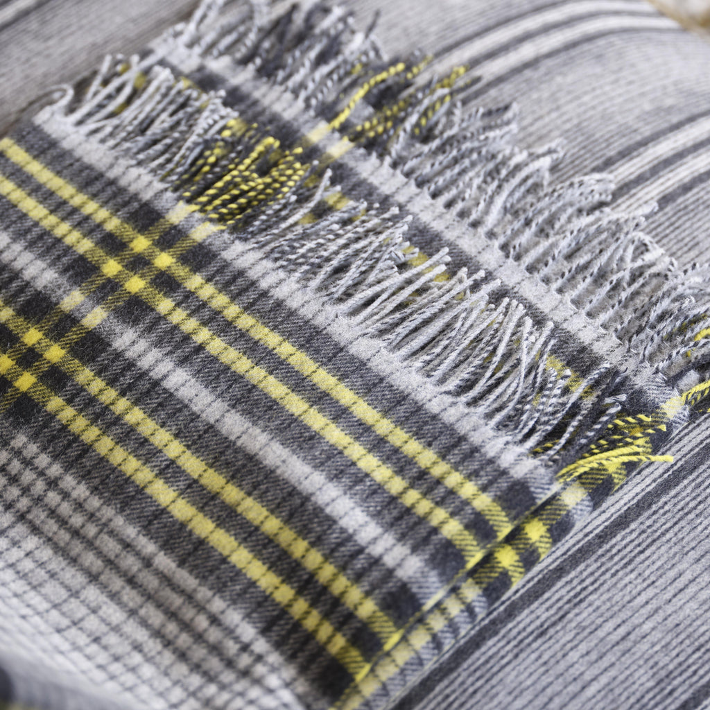 DELAMERE GRAPHITE THROW