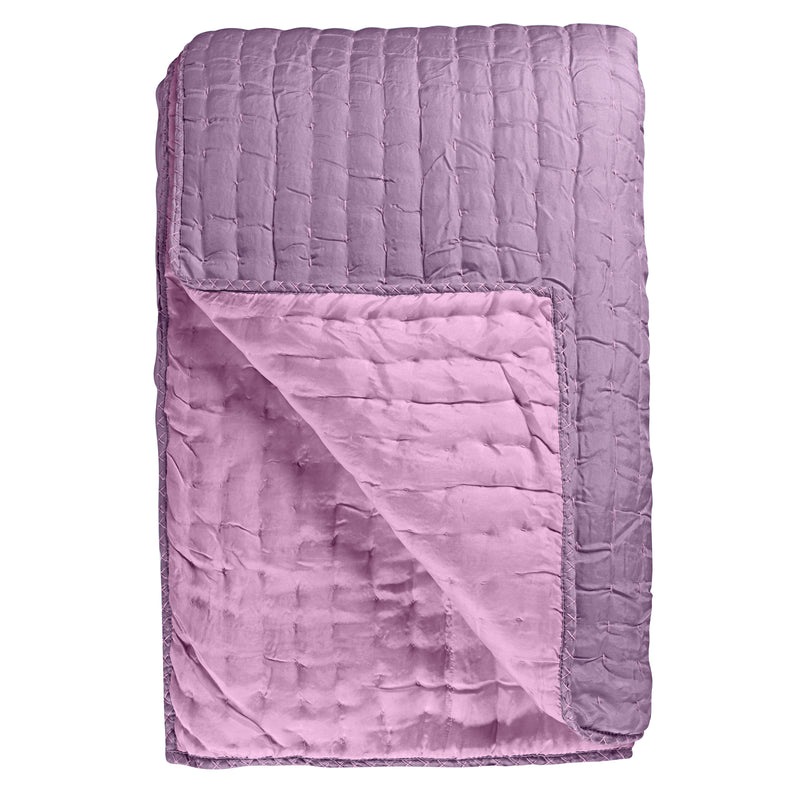 CHENEVARD DAMSON & MAGENTA QUILTS & QUILTED SHAMS