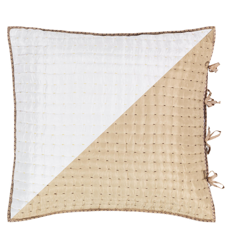 CHENEVARD NATURAL & CHALK QUILTS & QUILTED SHAMS